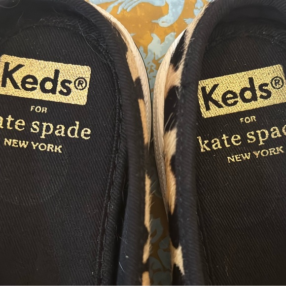 Keds for Kate Spade Calf Hair Slip On Mule Animal Print Shoes - Picture 8 of 9